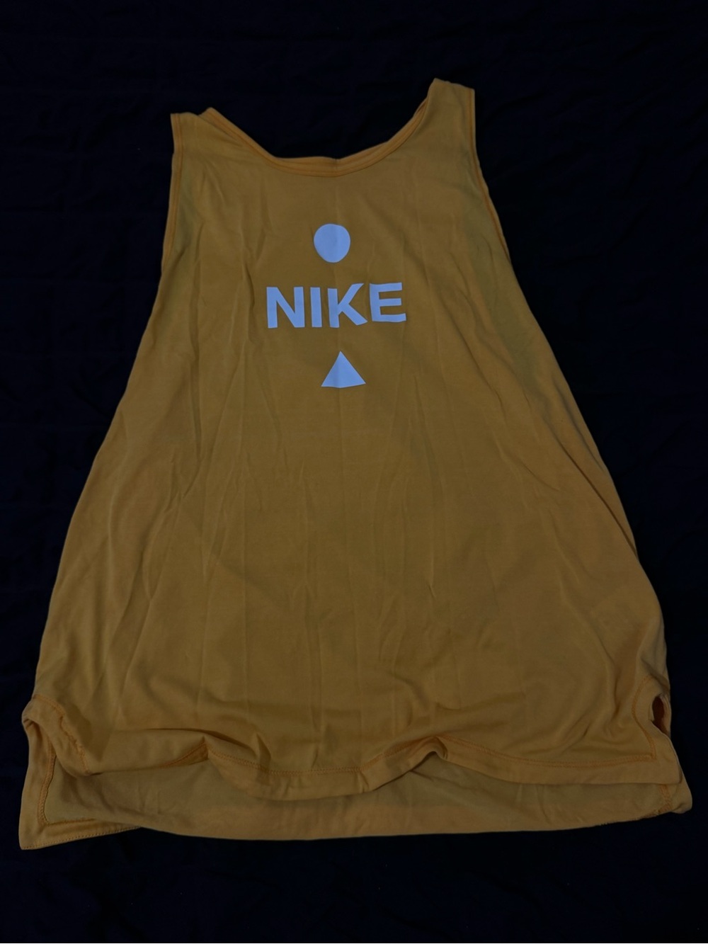 Nike Women’s Mustard Yellow Graphic Tank Top